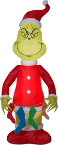 6.5 Ft Grinch Airblown Lighted Christmas Inflatable I474601