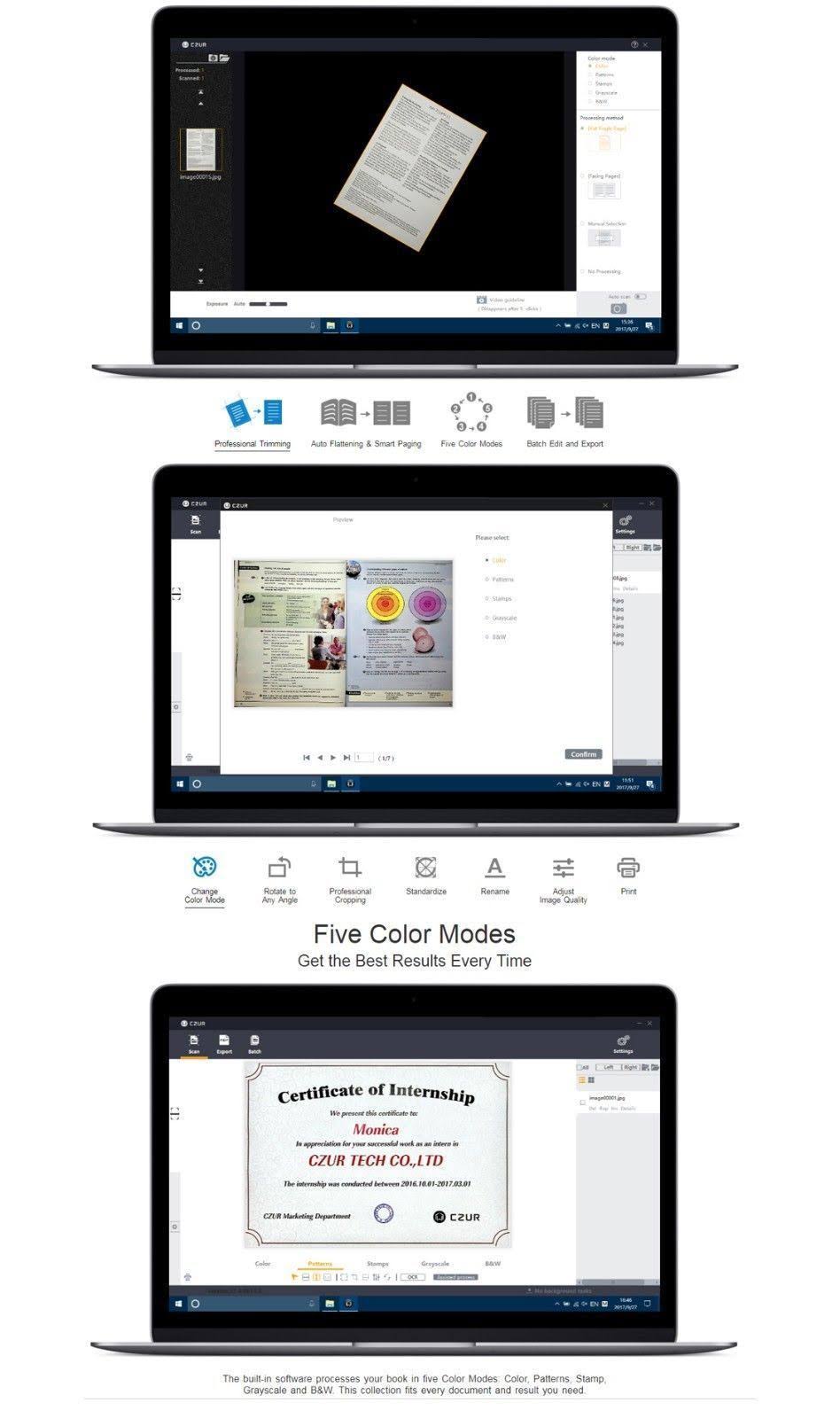 Book Scanner with OCR for Windows G800