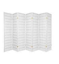 White 5 Panel Room Divider K36727