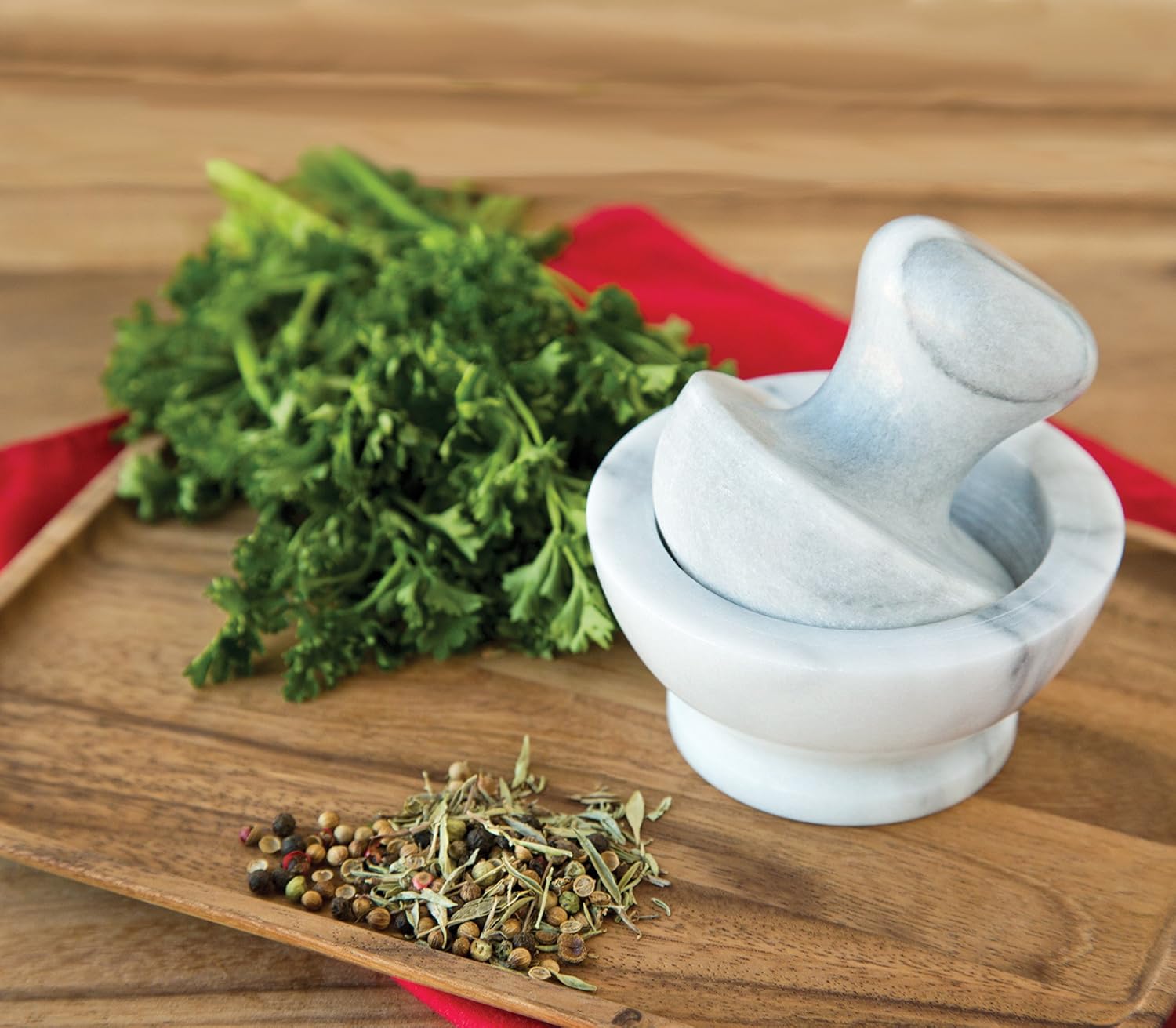 White Marble Mortar and Pestle C621