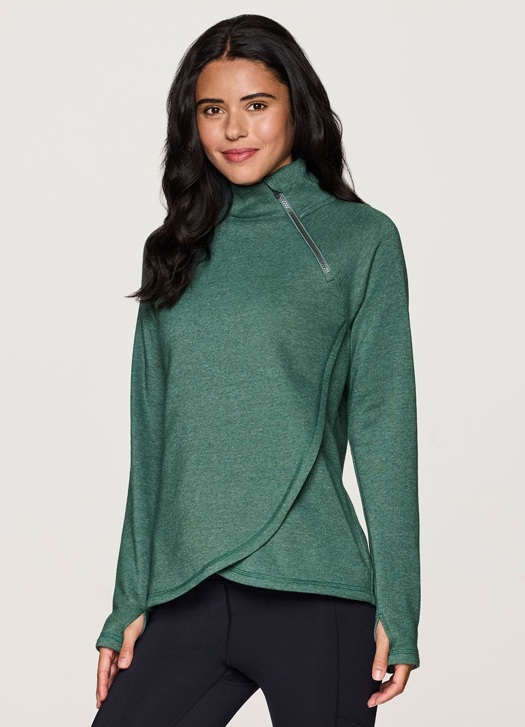 Ready To Roll Fleece Mock Neck Pullover