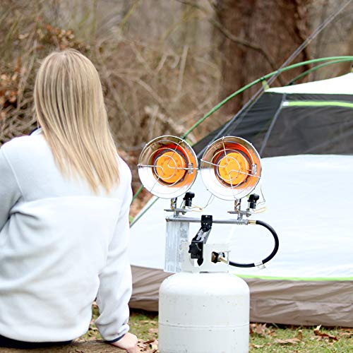 Double Tank Top Outdoor Propane Heater X1600