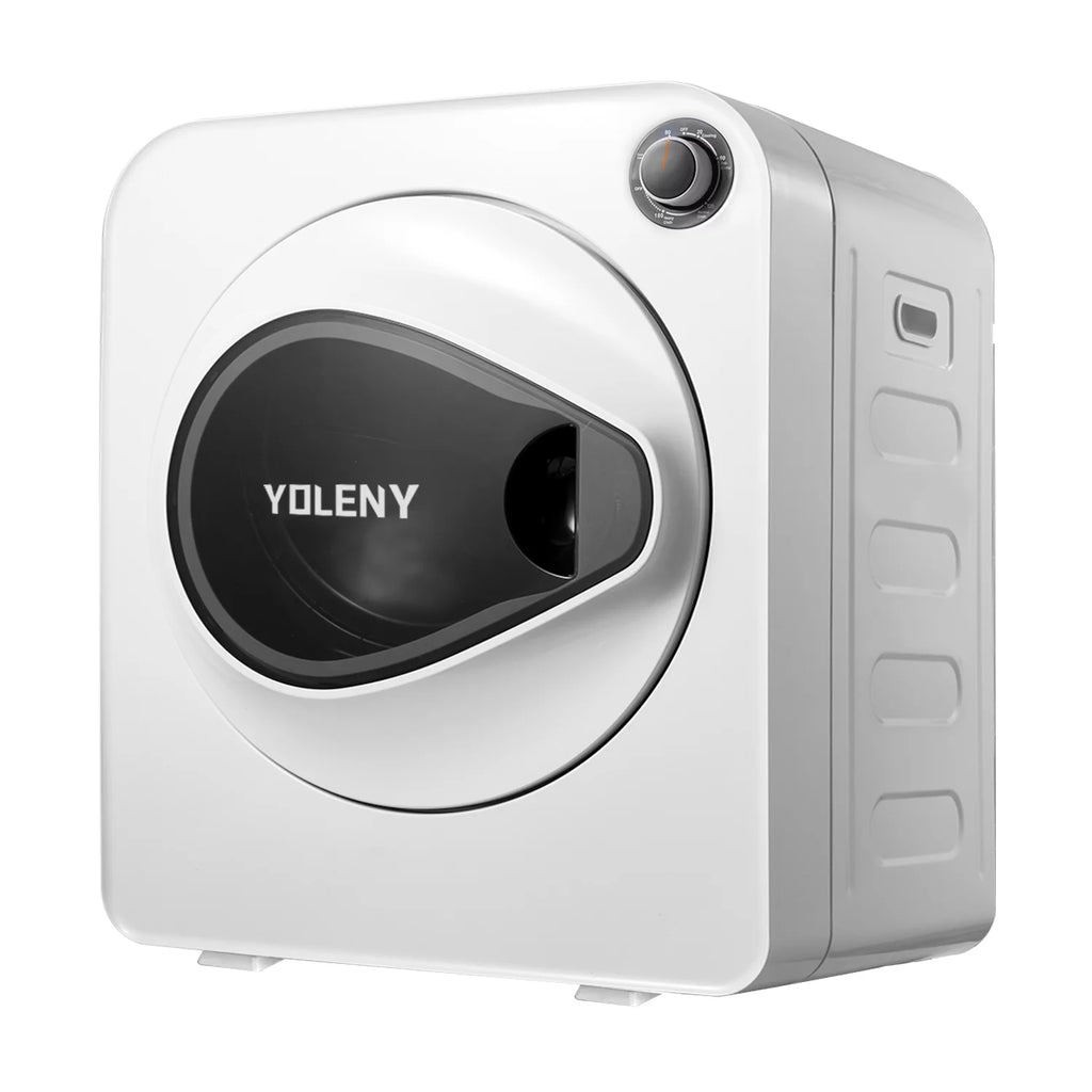 White 13.2 lbs Stainless Steel Portable Electric Dryer E182