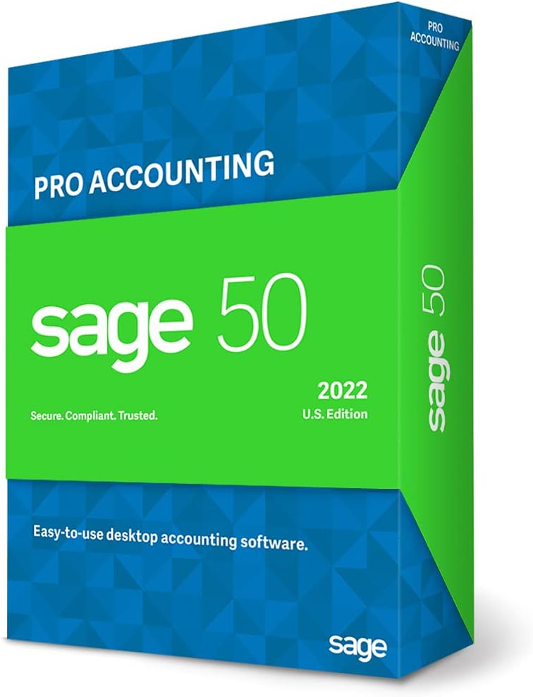 Sage 50 Pro Accounting 2022 Accounting Software O8564