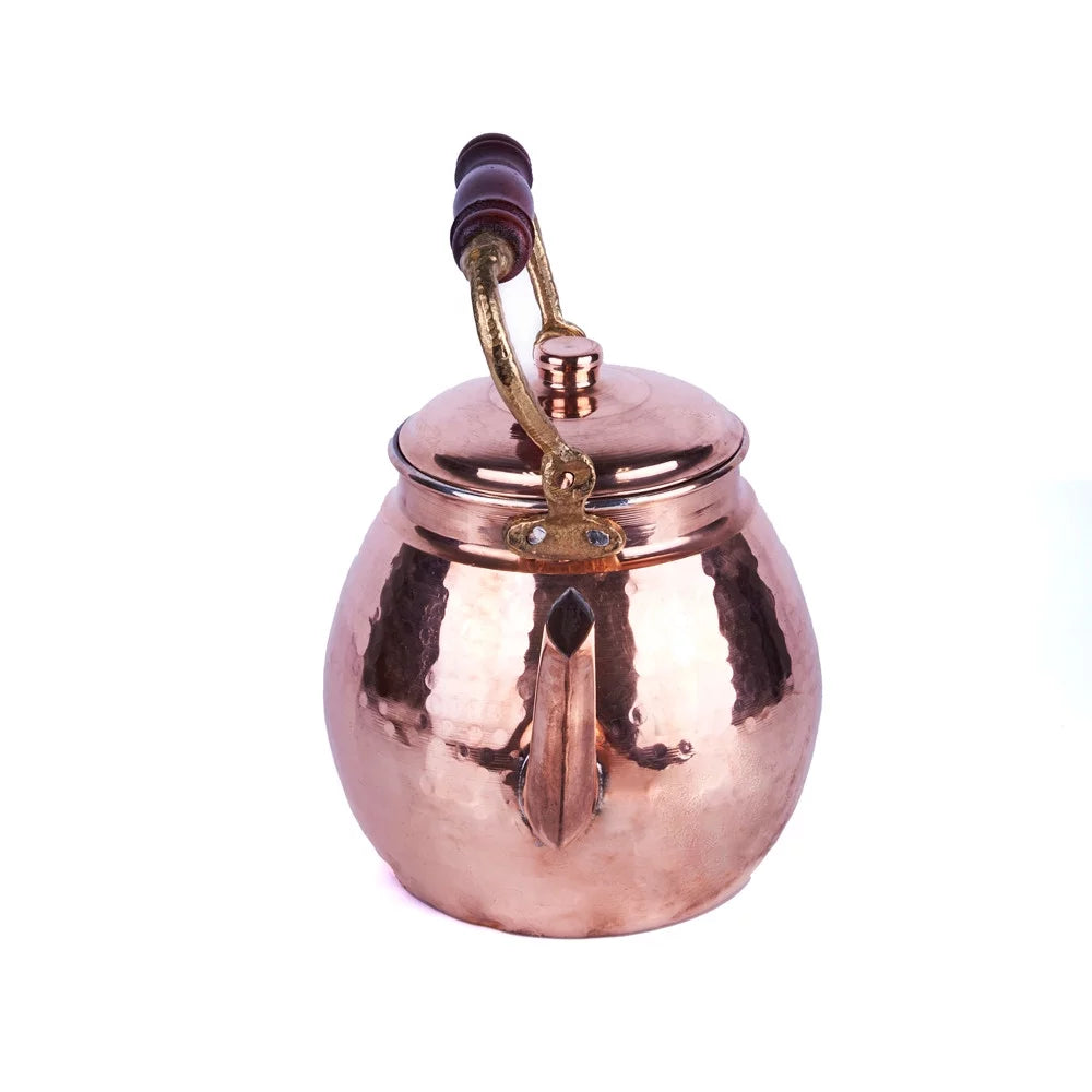 Copper Teapot with Wood Handle Medium 90 fl oz O756