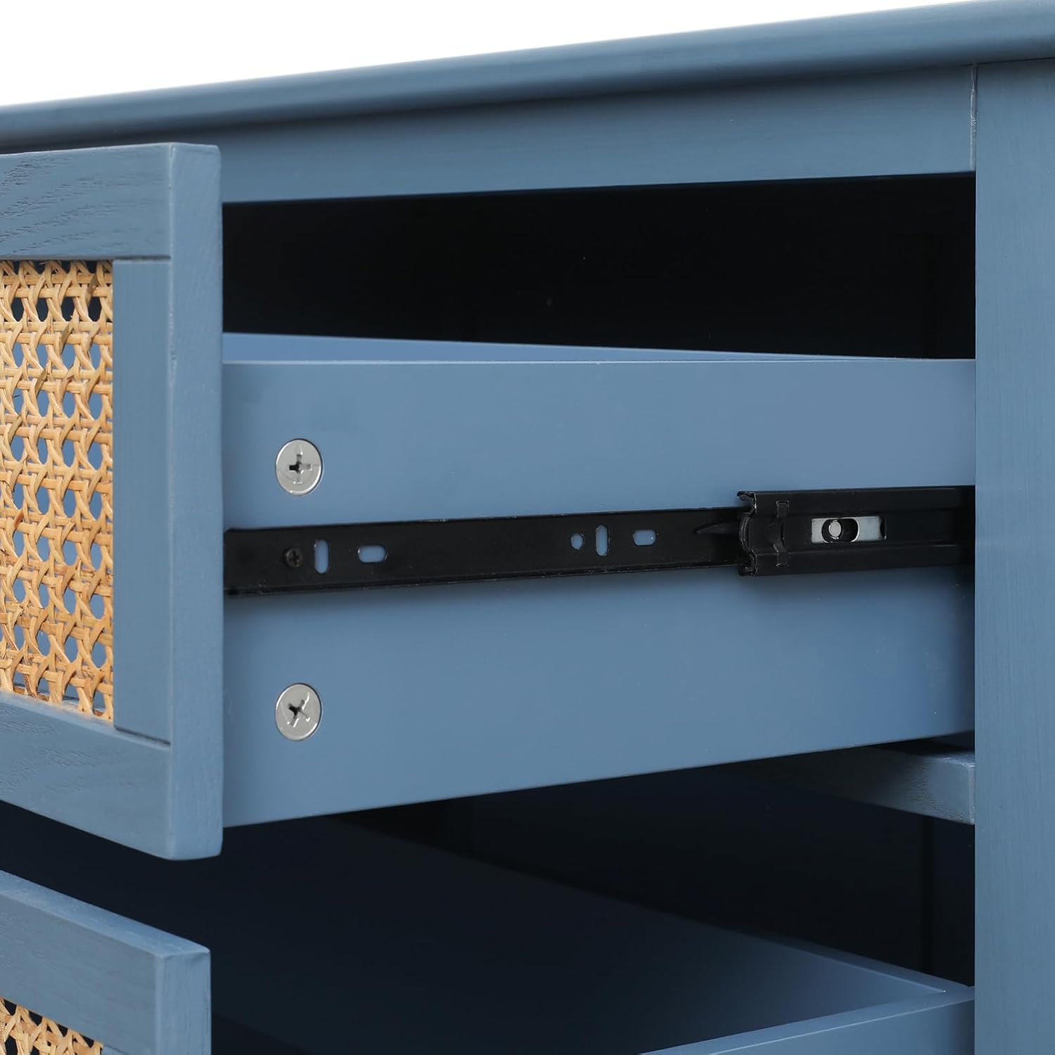 Natural Rattan 3 Drawer Cabinet N60755