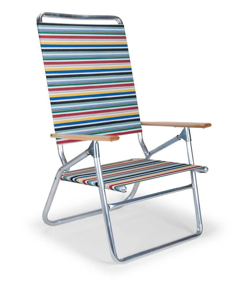 Classic Stripe High Boy Beach Chair F515939