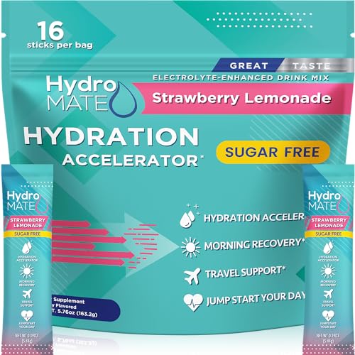 30 Count Electrolytes Powder No Sugar Acai Berry Hydration Packets C55606