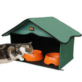 Outdoor Cat House Waterproof Pet Shelter B33686