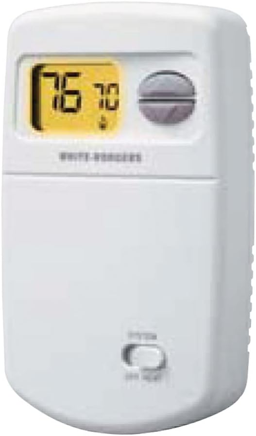 White Non-Programmable Heat Only Thermostat N999480