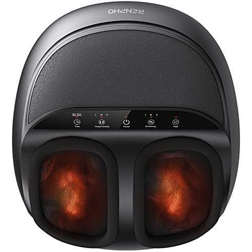 Black Electric Foot Massager with Heat M331061