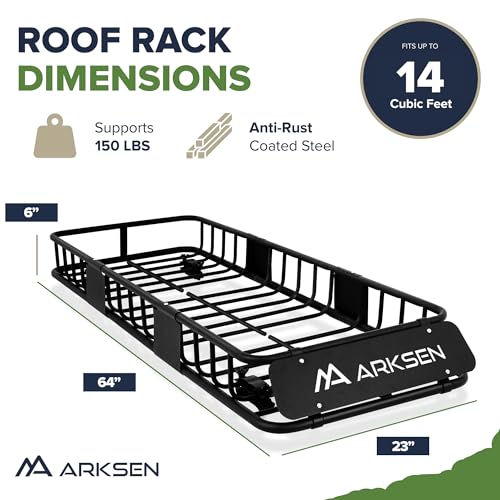 Roof Rack Cargo Carrier with Basket & Net B3569
