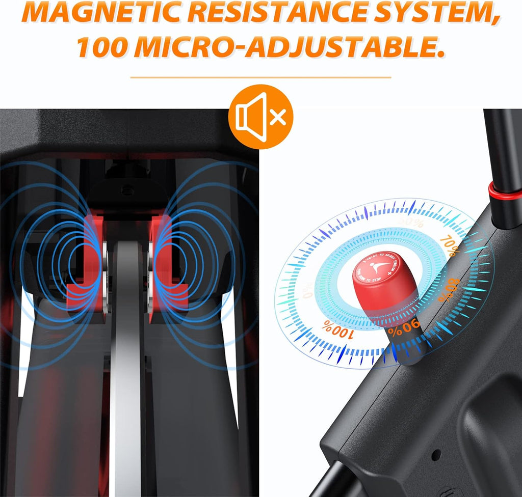 Black Magnetic Resistance Exercise Bike Y87290