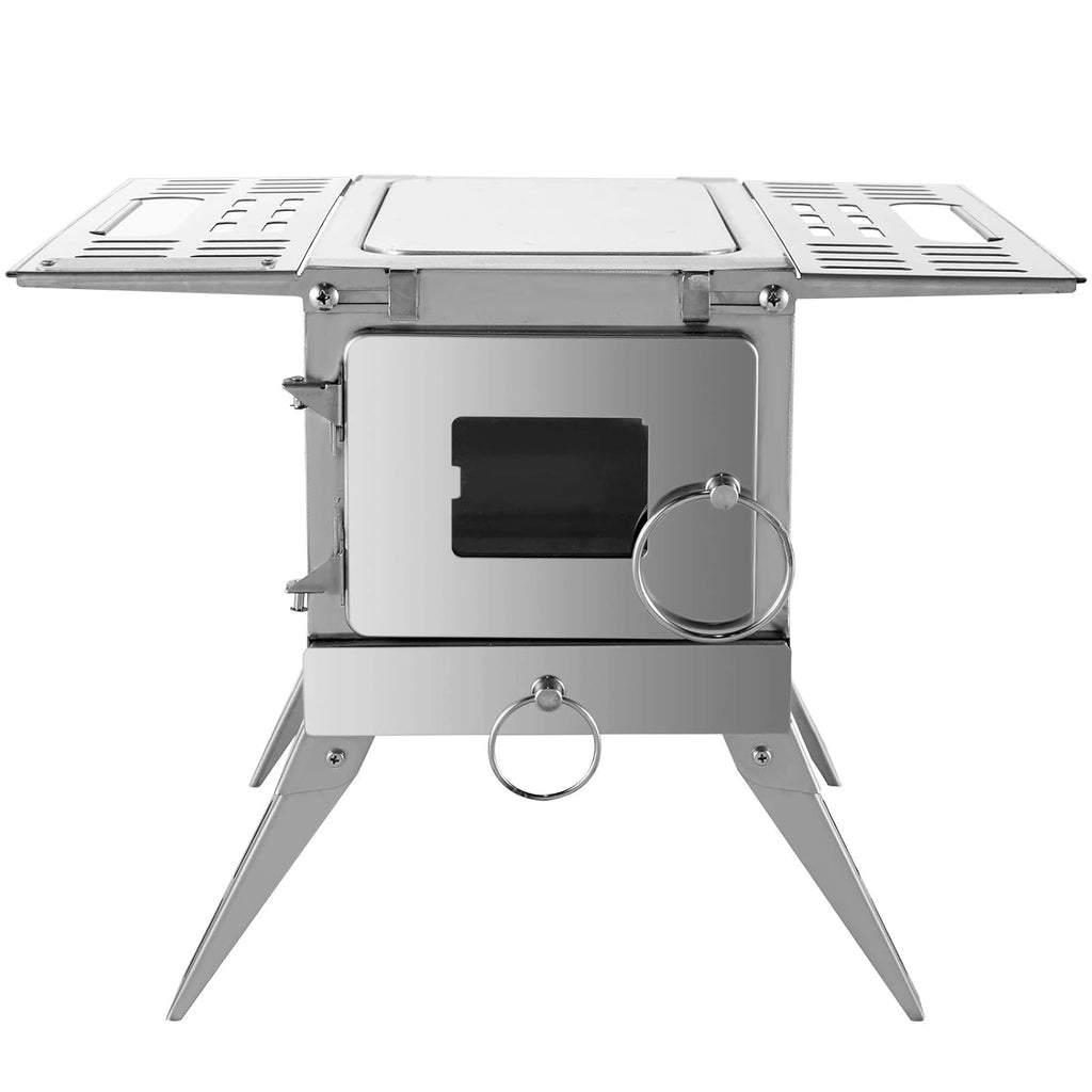 18.3x15x14.17 inch 304 Stainless Steel Portable Wood Stove Q59879