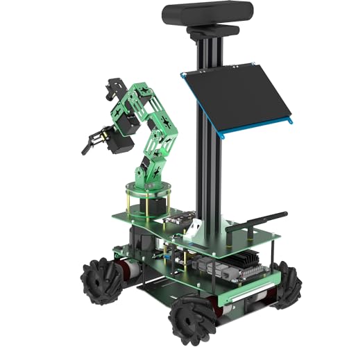 ROS Robotic Kit with 6DOF Robot Arm Mecanum Wheel Chassis R775