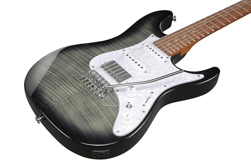 Transparent Black Sunburst 6-String Right-Handed Electric Guitar Z5535