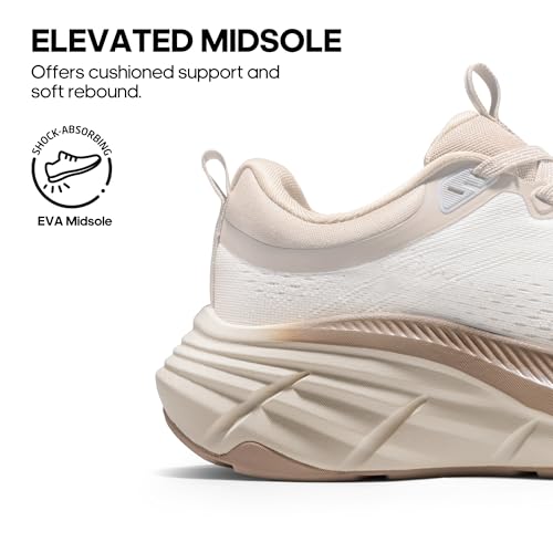 Women's Walking Shoes Cushion Comfortable Non-Slip Breathable Sneakers F7600