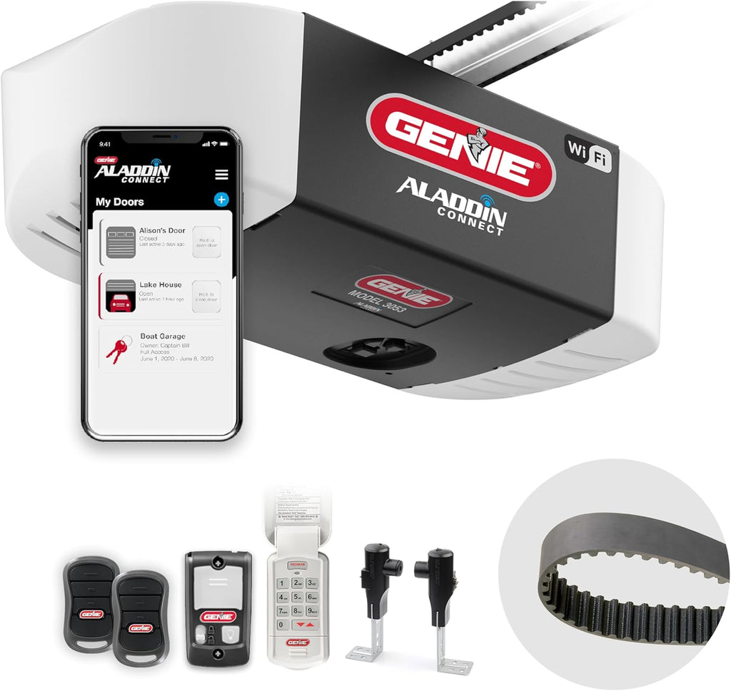 ¾ HPC Smart Belt Drive Garage Door Opener with Wireless Keypad I996801