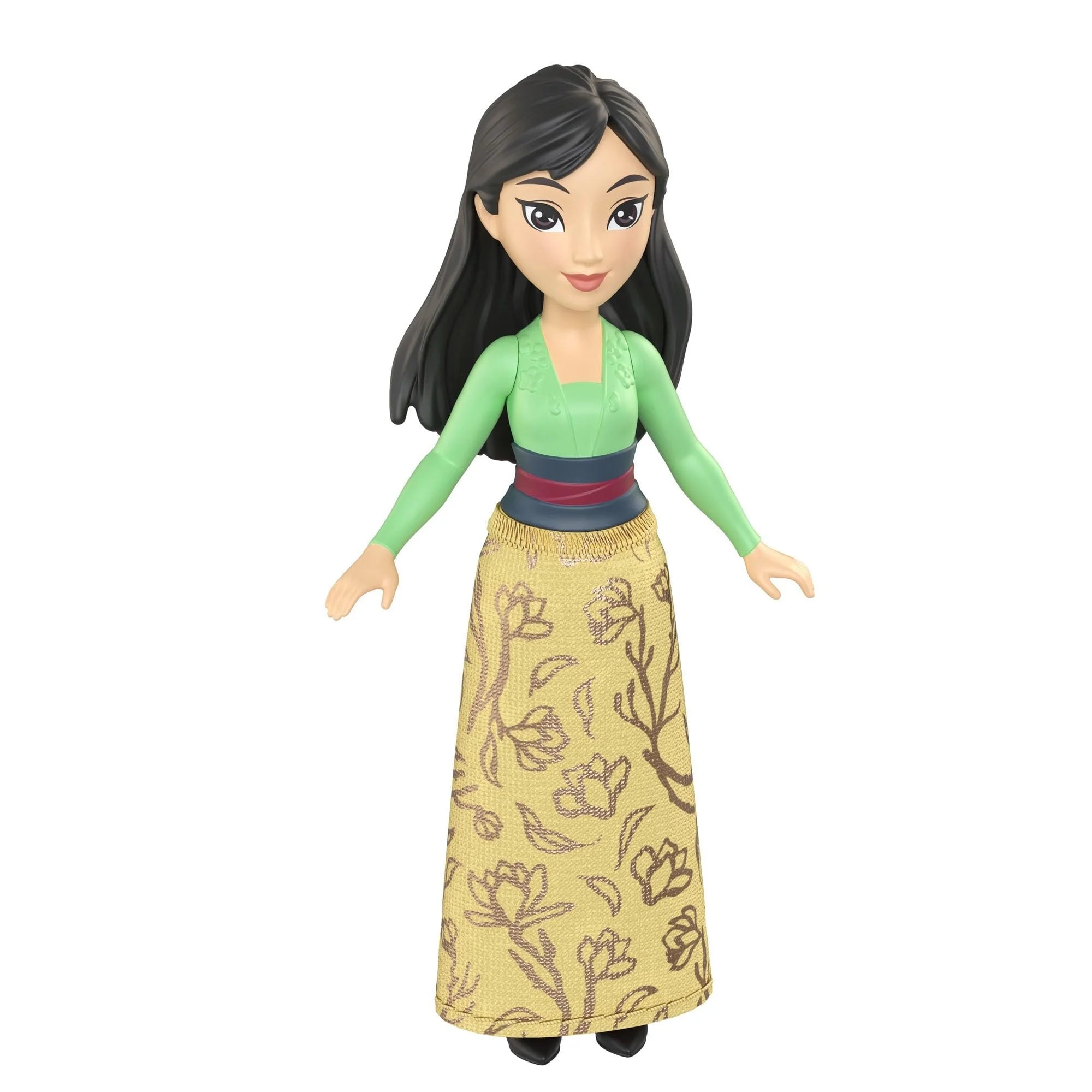 Bundle of 2 Disney Princess 3.5-inch Small Doll - Tiana & Mulan N813262