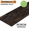6 ft. L x 25 in. D x 1 in. T Butcher Block Countertop in Espresso Stain E574650
