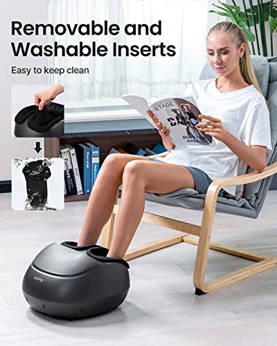 Black Electric Foot Massager with Heat M331061