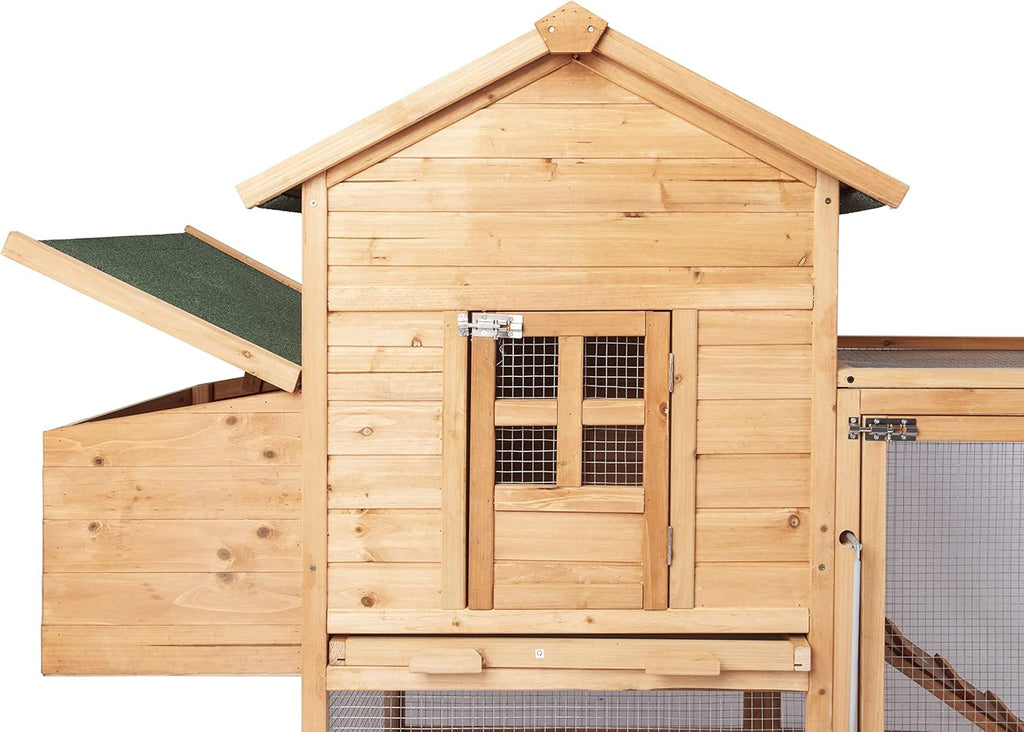 Natural Wood Chicken Coop G2367
