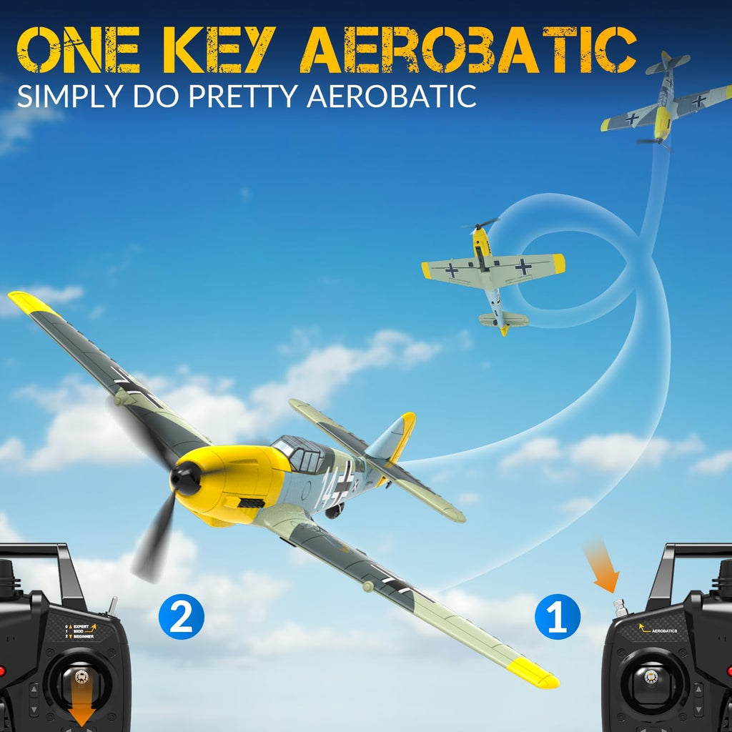 RC Plane 4CH RC Airplane Ready to Fly with Upgraded Canopy I72965