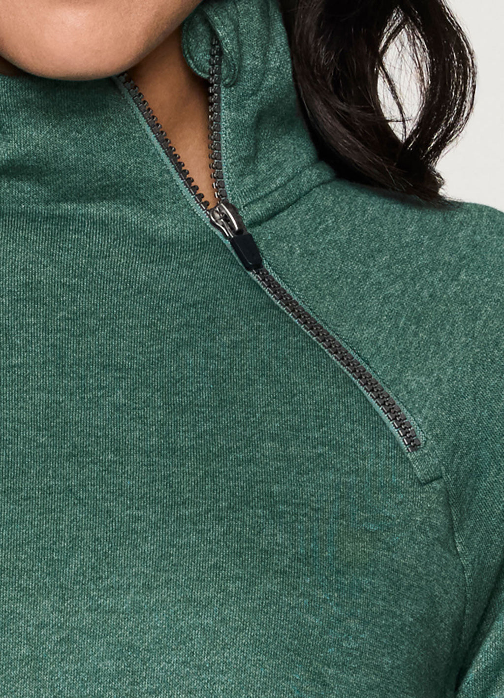 Ready To Roll Fleece Mock Neck Pullover
