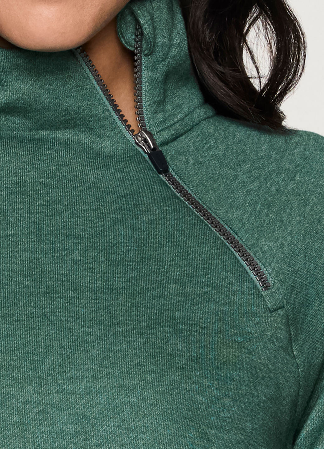 Ready To Roll Fleece Mock Neck Pullover
