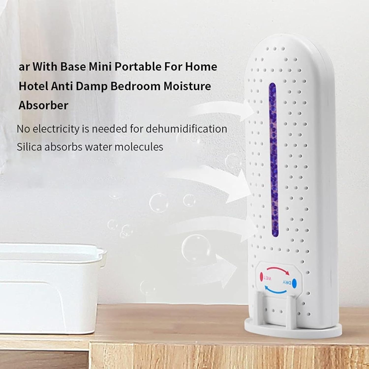 2PCS Cordless Rechargeable Dehumidifier Z2633
