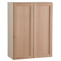 Unfinished Beech Frameless Wall Cabinet B2264