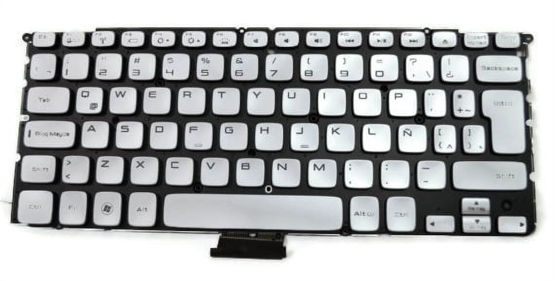 Silver Latin Spanish Keyboard N564737