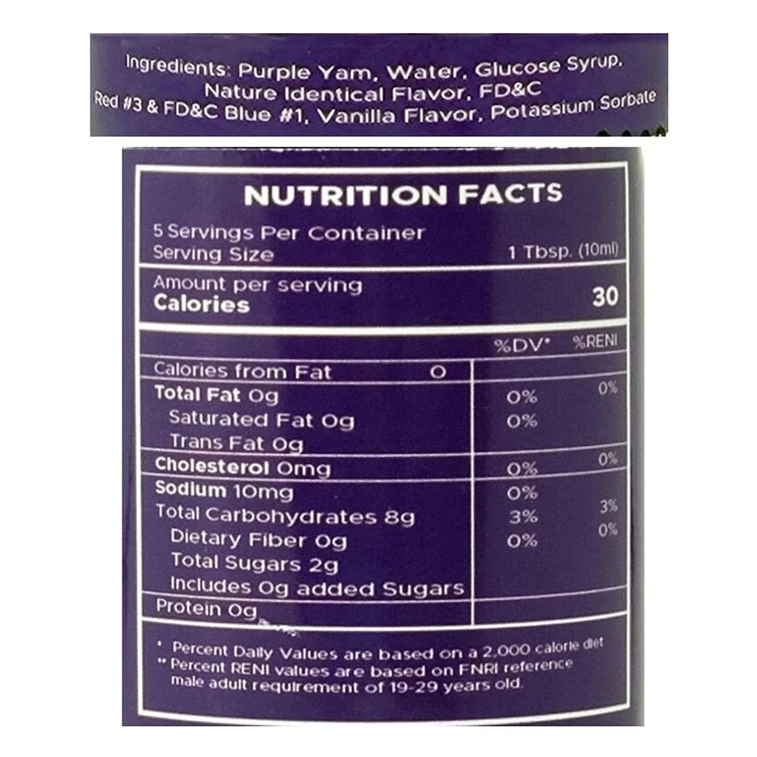 Real Ube Purple Yam Flavoring Extract 70 Ml & Real Ube Powder 100 G (2-Pc Set) N787858