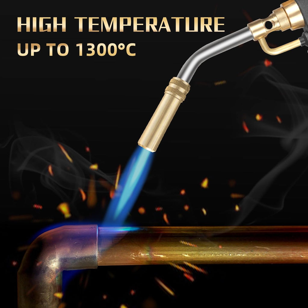 Propane Torch Head with Igniter for MAP, MAPP and Propane F430