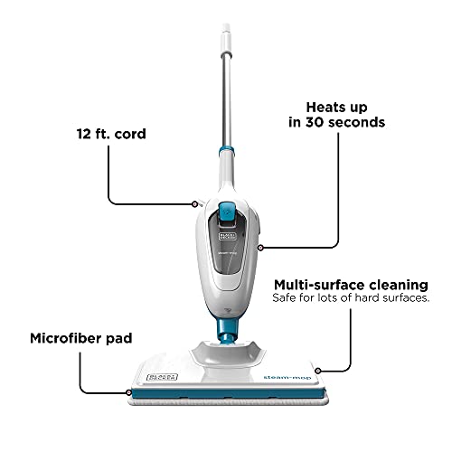 White Steam Mop B465