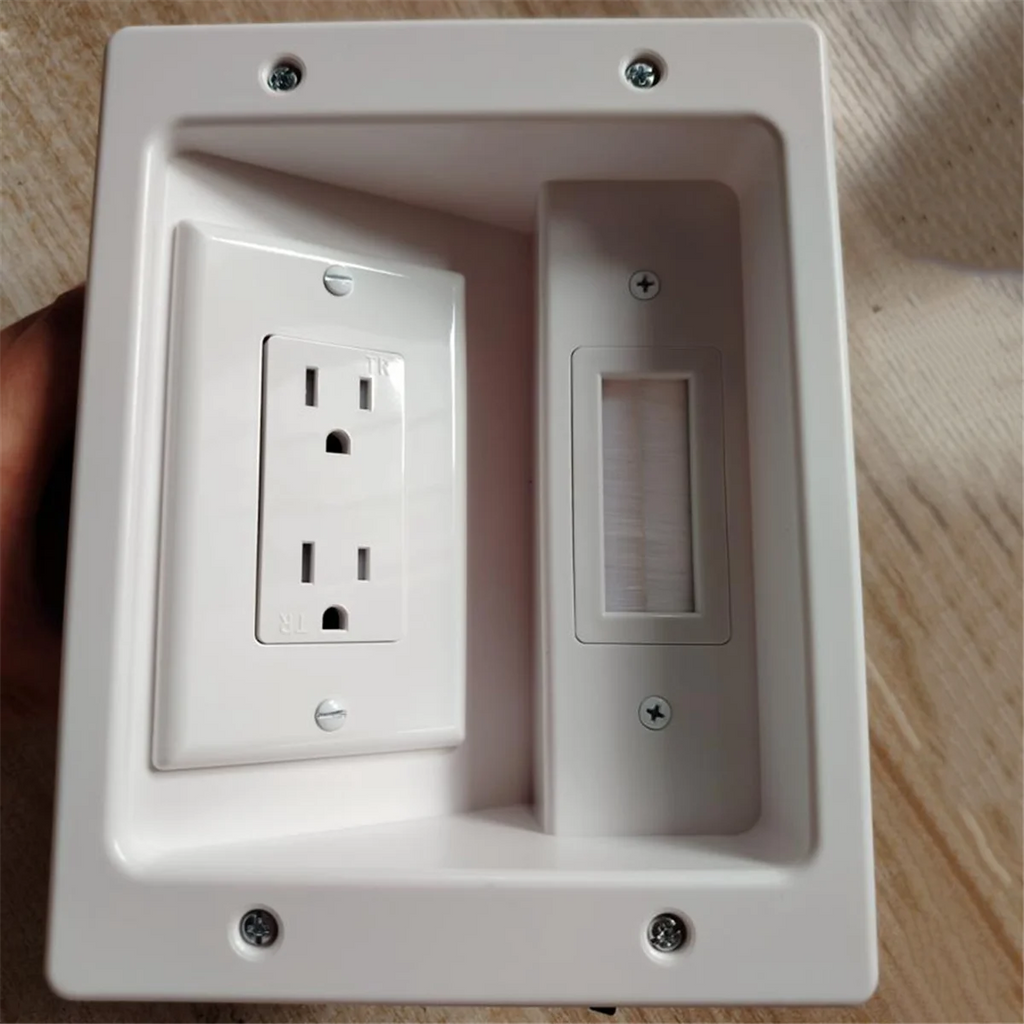 Recessed Outlet Box Cable Management Kit 15A 125V W24529