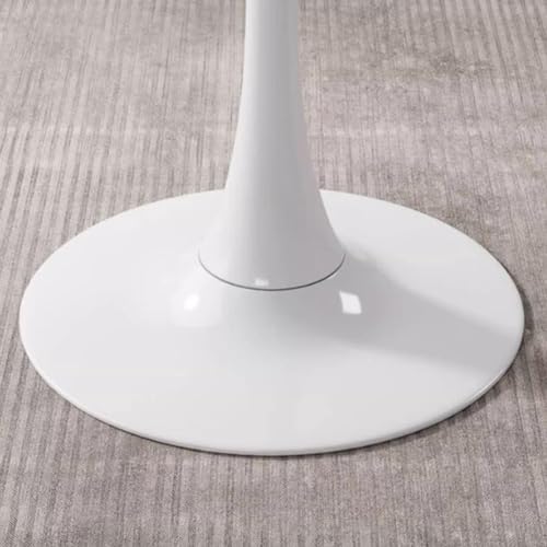 60/70/80cm Round Marble Dining Table with Metal Base U946120