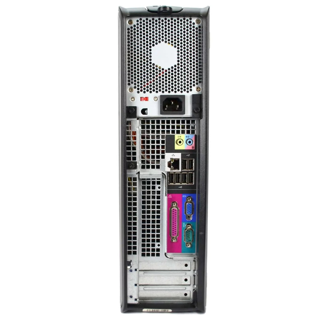 Used Dell Optiplex Desktop Computer 3.0 GHz Core 2 Duo Tower PC, 8GB, 500GB HDD, Windows 7 x64, 19" Dual Monitor, USB Mouse & Keyboard E367