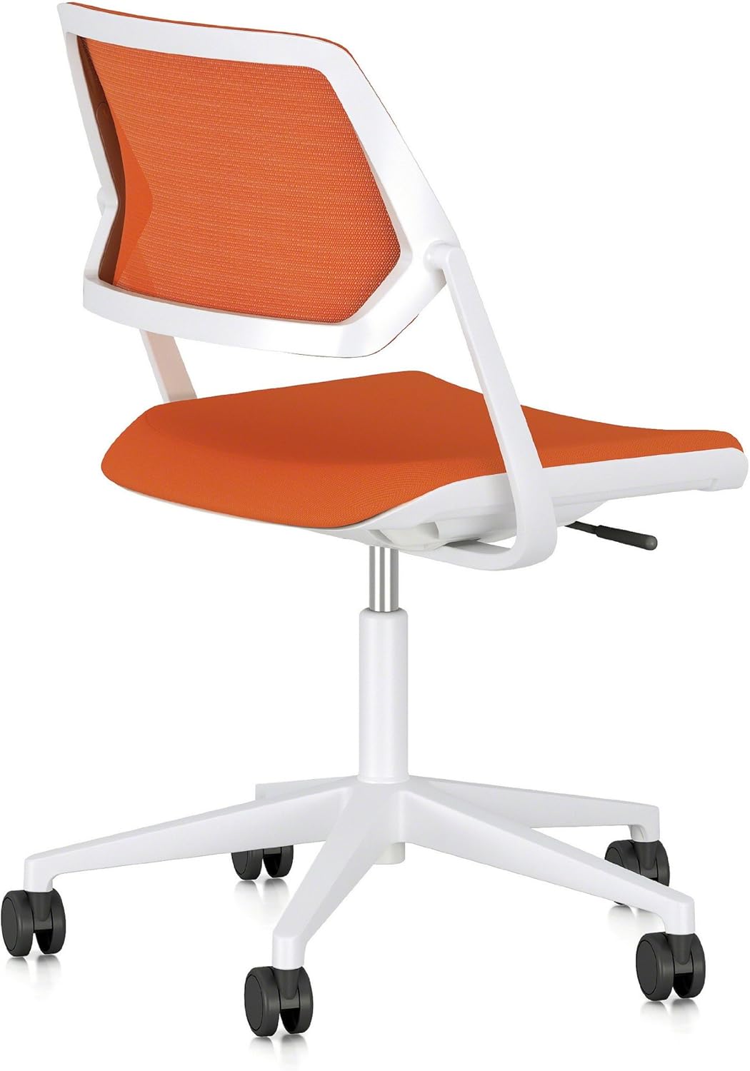 Black Base and Frame Office Chair with Gliding Seat and Hard Floor Casters Q651