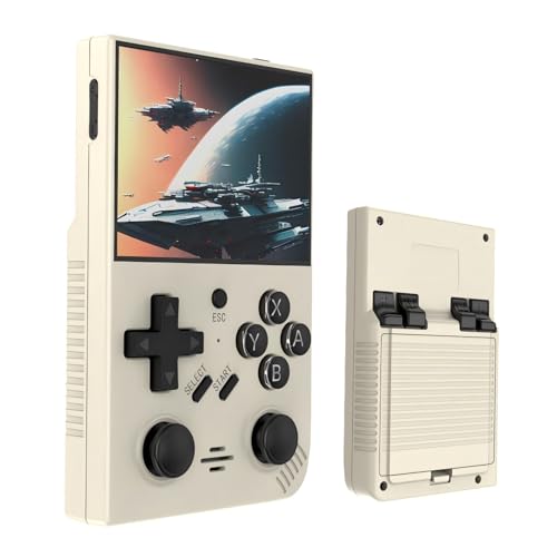 Retro Handheld Gaming Console with 3.5-inch IPS Screen, 64G Card B7183