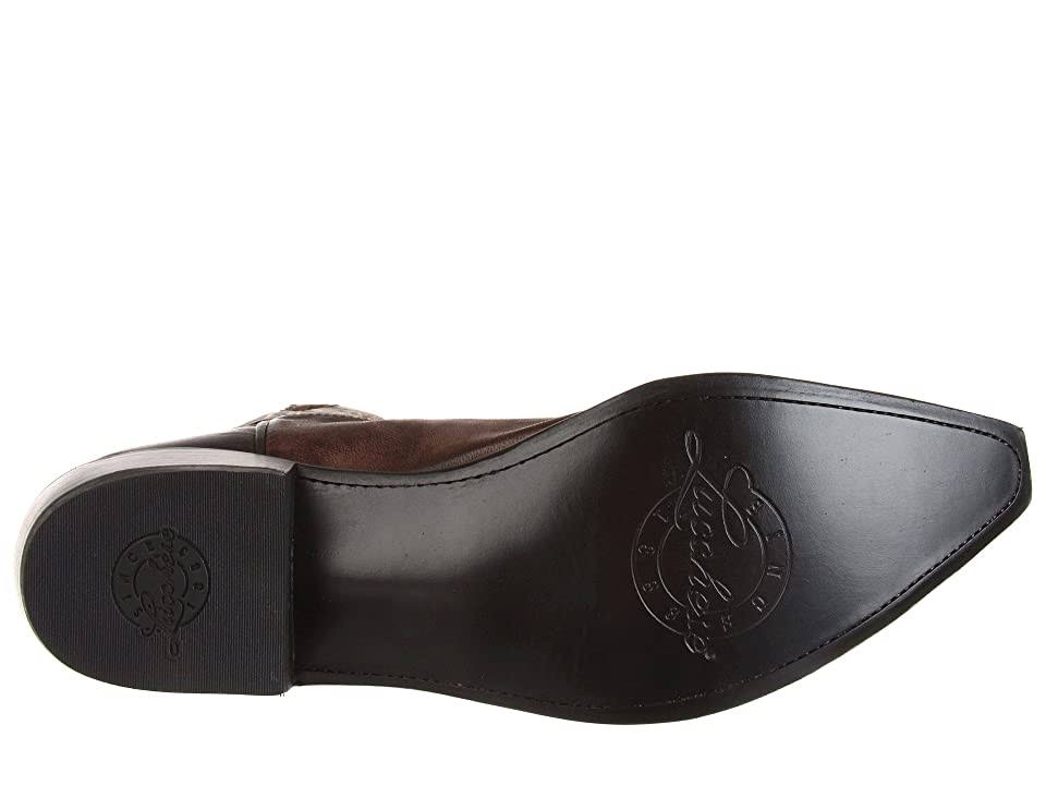 Chocolate Madras Goat Cowboy Boots K412