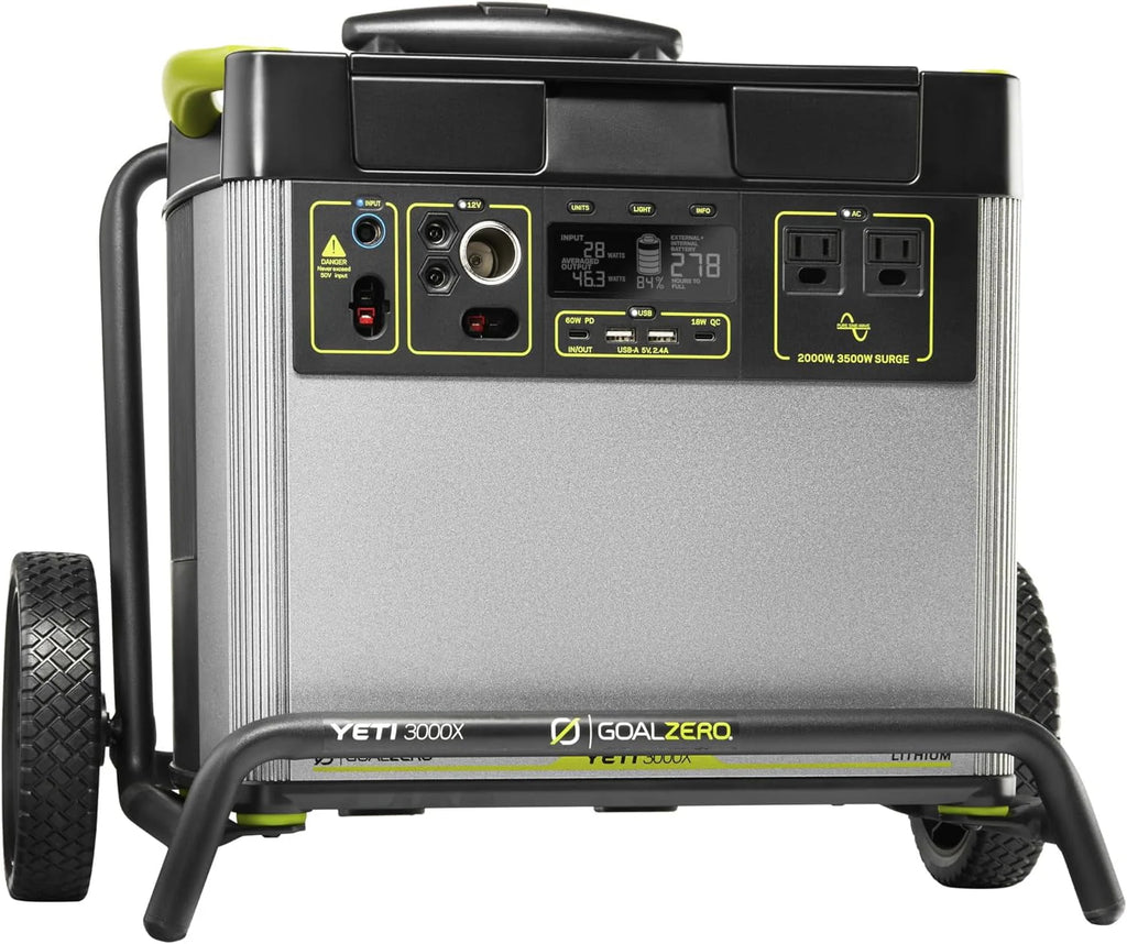 Portable Power Station 3032Wh Lithium Battery Generator 2000 Watt AC Inverter C86802