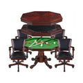 3-in-1 Poker Table with 4 Arm Chairs G19618