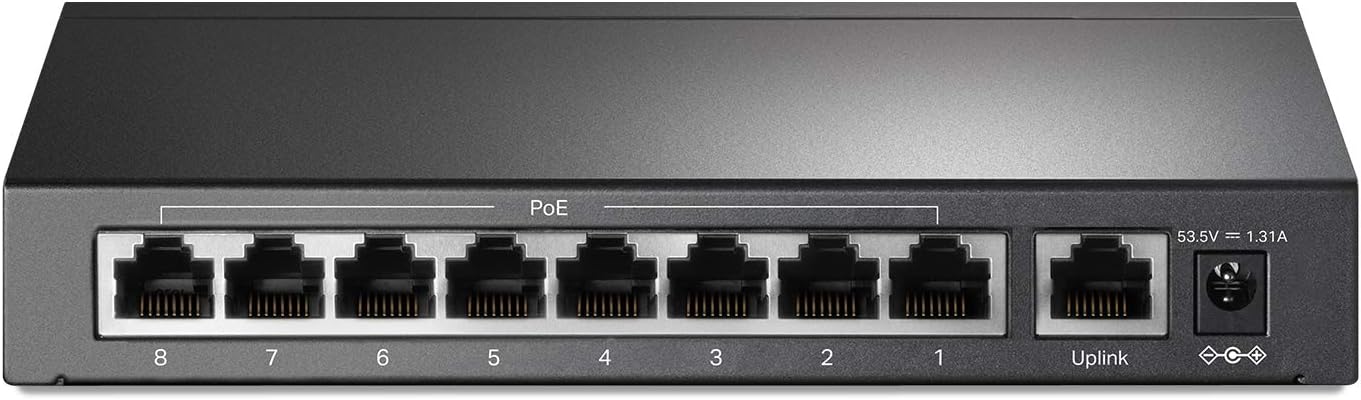 9 Port Fast Ethernet PoE Switch, Pack of 2 S51708