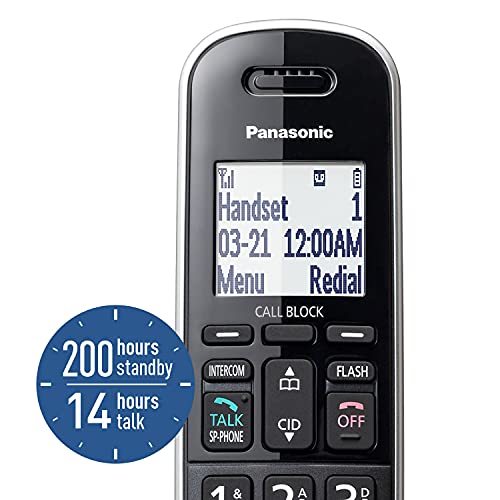 2 Handset Corded/Cordless Phone System with Answering Machine M1705