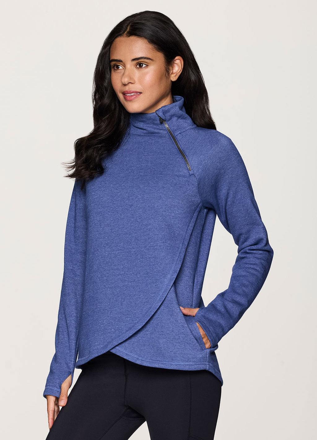 Ready To Roll Fleece Mock Neck Pullover