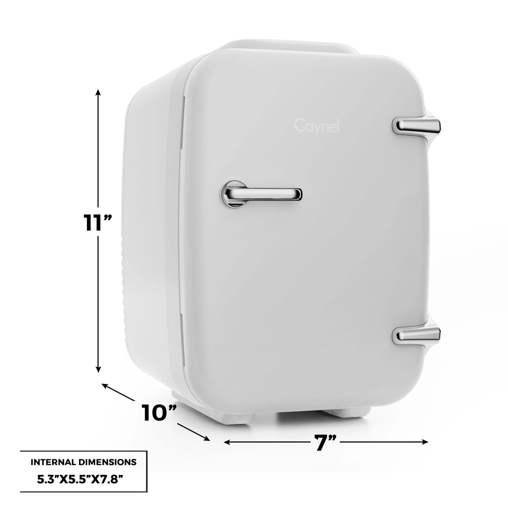 White 4 Liter Mini Fridge Cooler and Warmer K724