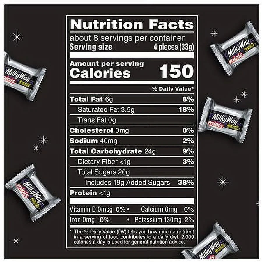 Midnight Dark Chocolate Candy Bars 8.9oz Pack of 2 D25548