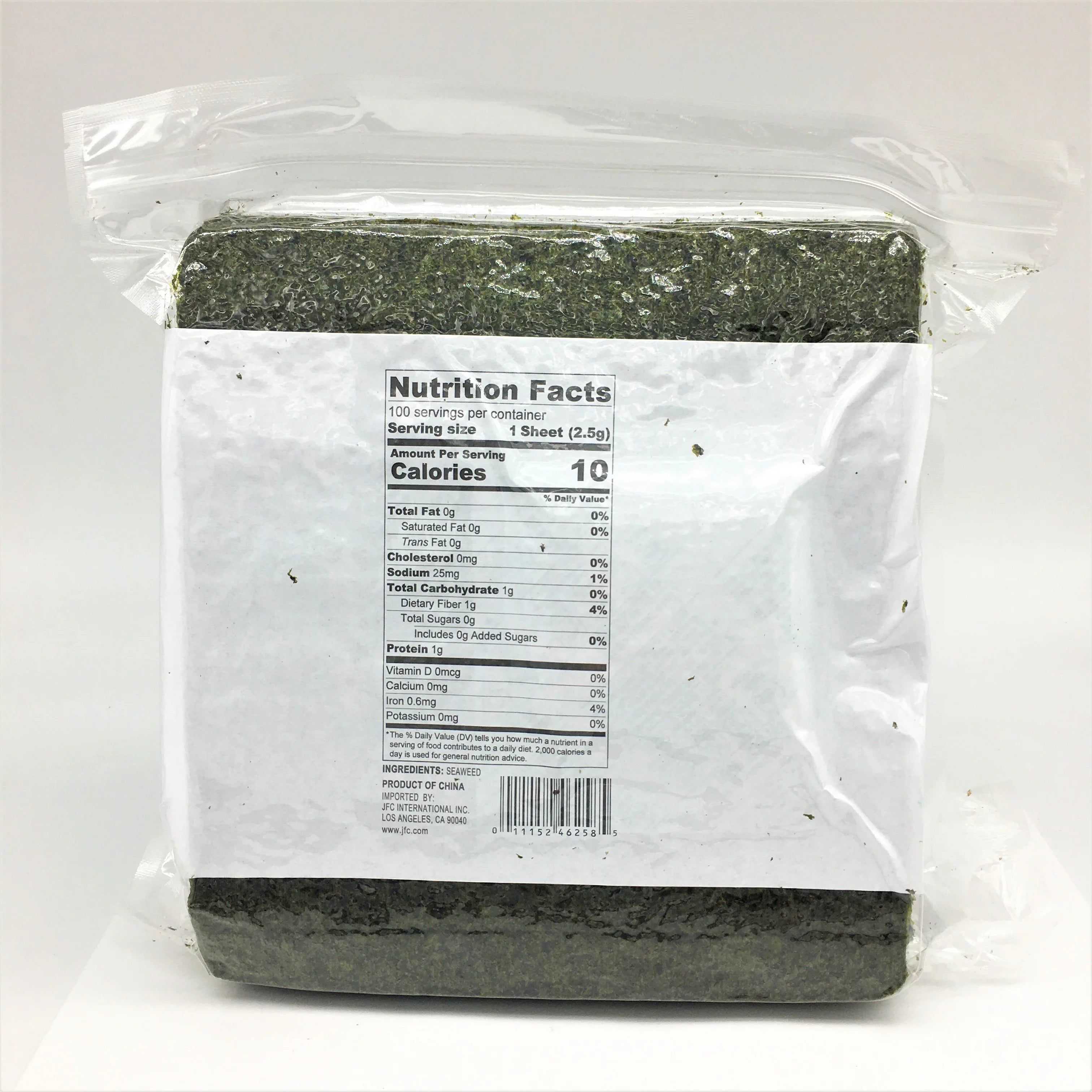 100 Full Sheets Roasted Seaweed Sushi Nori 8.8oz H93403