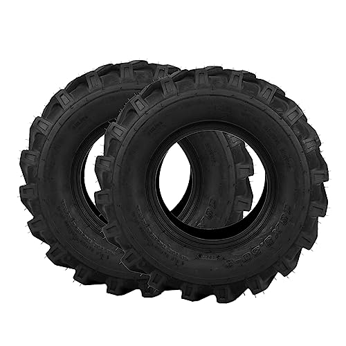 Set of 2 Lawn Mower Tires 24x12.00-12 6PR Turf Tire Tubeless X93855